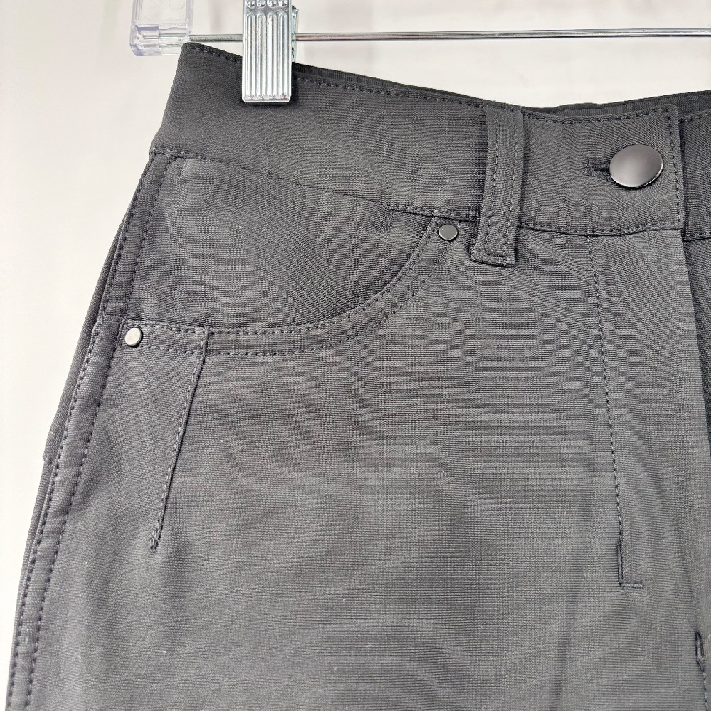 Lululemon City Sleek 5 pocket 7/8 Black Size 2 - Picture 2 of 6